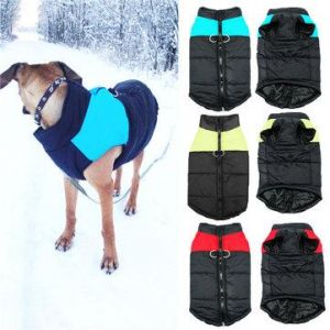 אביזרים לכלבים, צעצועים, ספורט ועוד..  בגדים מעיל לכלב לקטנים ולגדולים לחורף עמיד ממים 